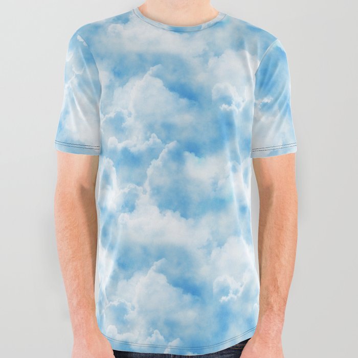 Cloud All Over Graphic Tee