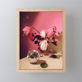 Still Life (Pink) Framed Mini Art Print