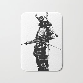 Samurai Bath Mat | History, Drawing, Handdrawing, Ninja, Fight, Warrior, Handmade, War, Vintage, Japan 