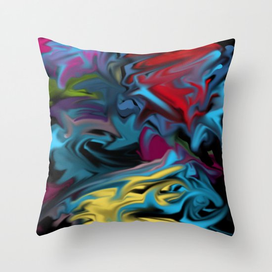 Morph (enlarged) Throw Pillow