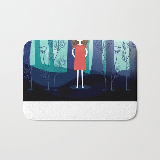 Happy to be lost Bath Mat