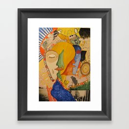 I Luv The Valley Oh! Framed Art Print