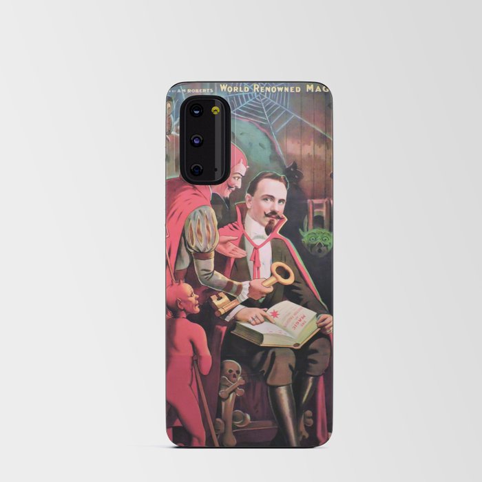 Vintage magic poster art Android Card Case
