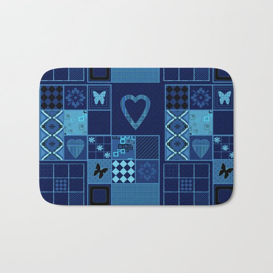 Summer night . Bath Mat