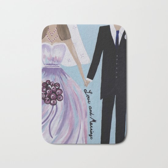 Love And Marriage Bath Mat