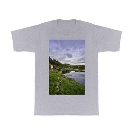 Tintern on the River Wye, Monmouthshire, Wales T Shirt | Reflection, Riverwye, Wales, Tintern, Monmouthshire, Cymru, River, Forestry, Village, Photo 
