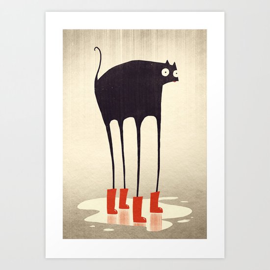 Wellies! Art Print