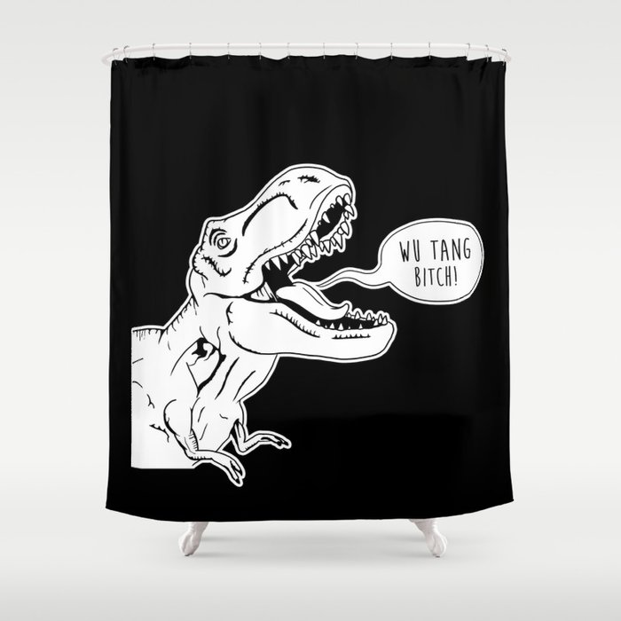 Wu Tang T Rex Shower Curtain By Zombiecraig Society6