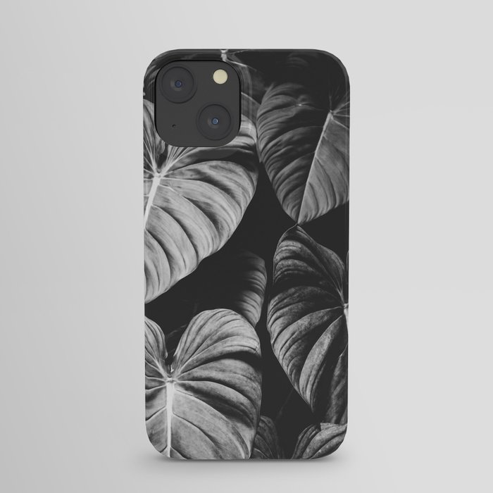 Monstera Black and White iPhone Case