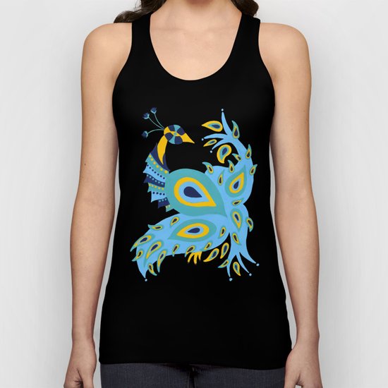 Peacock Unisex Tank Top
