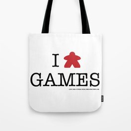 I Meeple Games Tote Bag