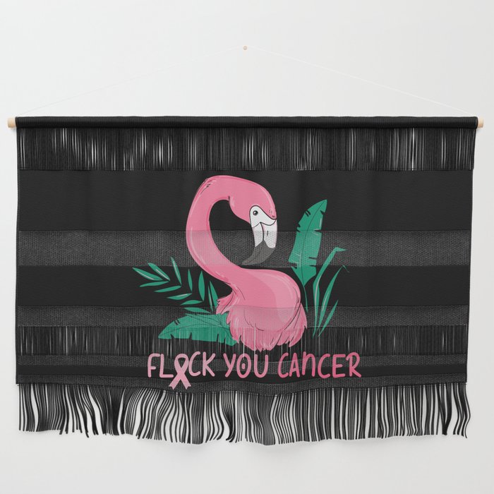 Fuck Cancer Breast Cancer Awareness Wall Hanging
