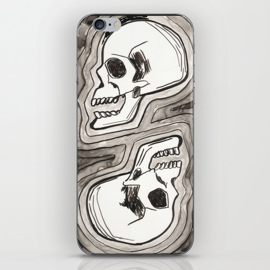 Two Skulls iPhone & iPod Skin