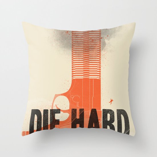 Die Hard Throw Pillow