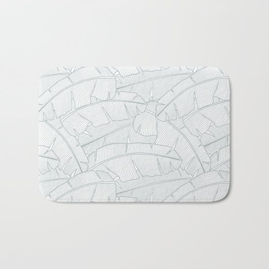 Banana Leaves Bath Mat