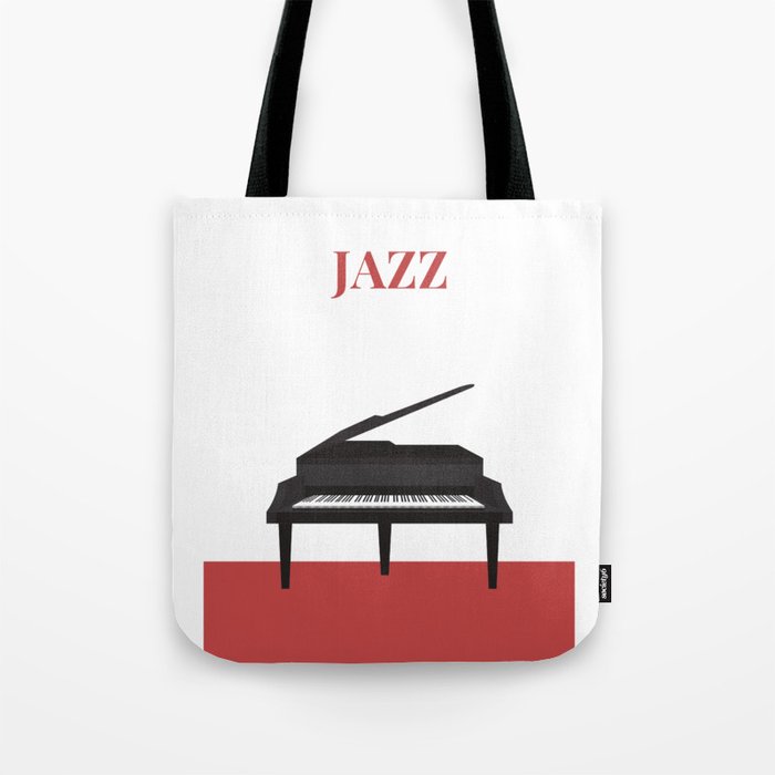 Piano Jazz Tote Bag