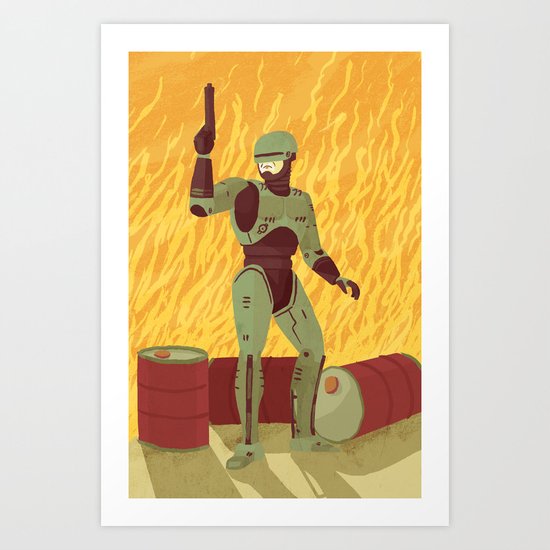 Robocop Art Print
