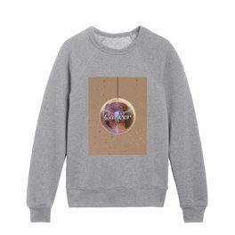 Disco Cancer Sign Kids Crewneck