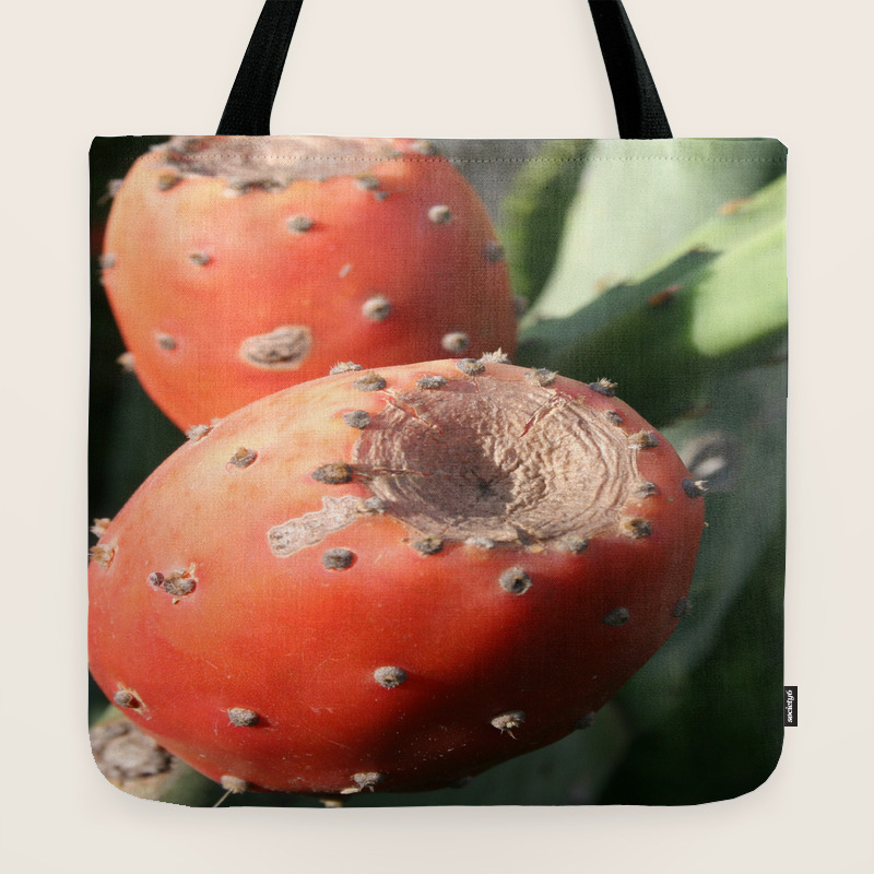 Prickly Pear Cactus Fruit Indian Fig Tote Bag By Taiche Society6