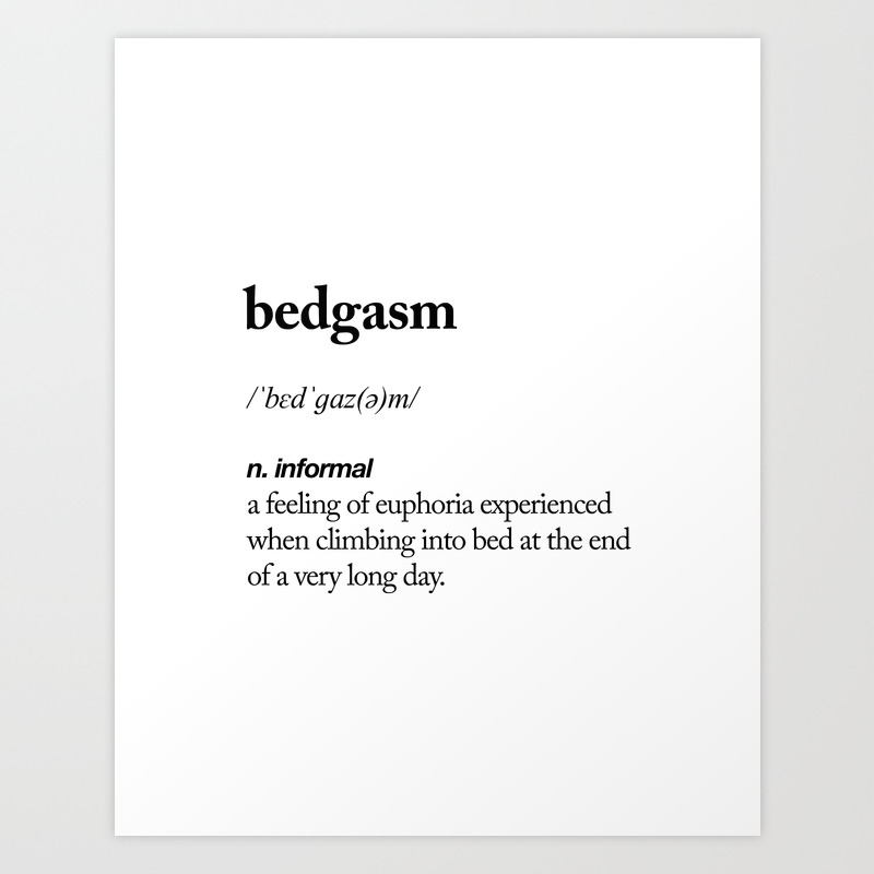 Bedgasm Black And White Contemporary Minimalism Typography Design