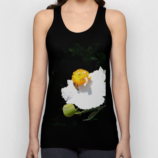 Matilija Poppy Unisex Tank Top