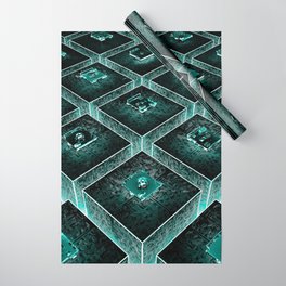 AzTECH Temple Wrapping Paper