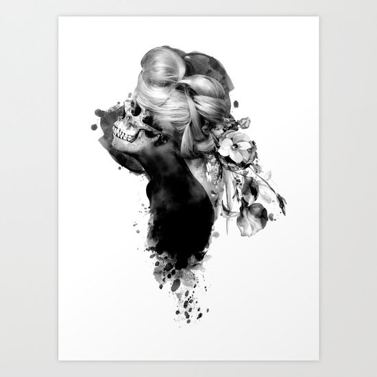 MOMENTO MORI XII Art Print