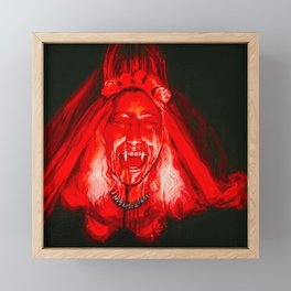 Scream Queen Framed Mini Art Print