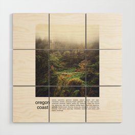 Fog on the Coast | Minimalist Travel Photography in Oregon Wood Wall Art