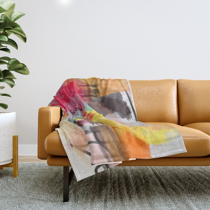 Breakfast with great music Throw Blanket