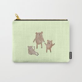 Three Bears Carry-All Pouch