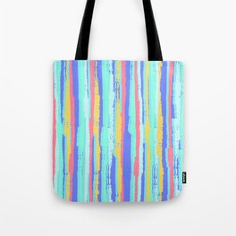 Abstract psychedelic pattern in  Y2K bug style  Tote Bag
