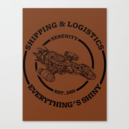 SERENITY SHIPPING AND LOGISTICS Canvas Print