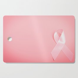 Pink ribbon Cutting Board