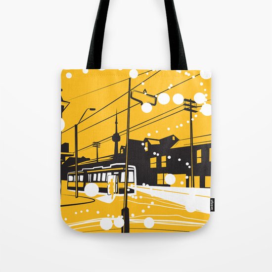 Toronto Snow! Tote Bag