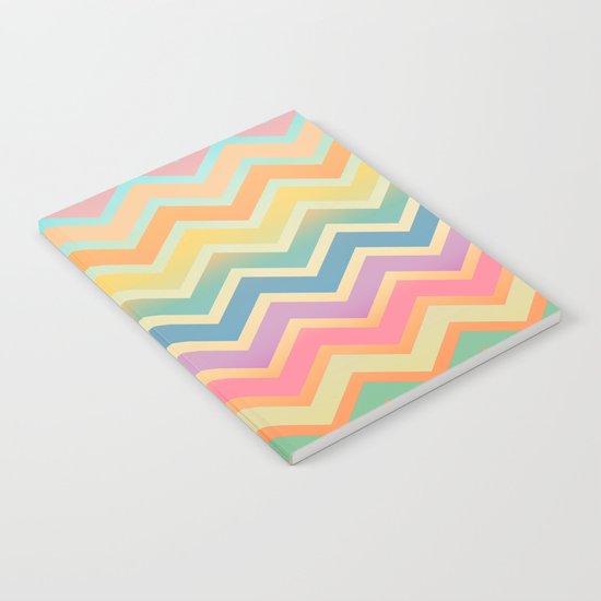 Summer-color Chevron Notebook