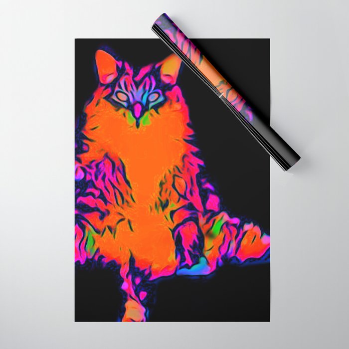 Fat Cat Wrapping Paper