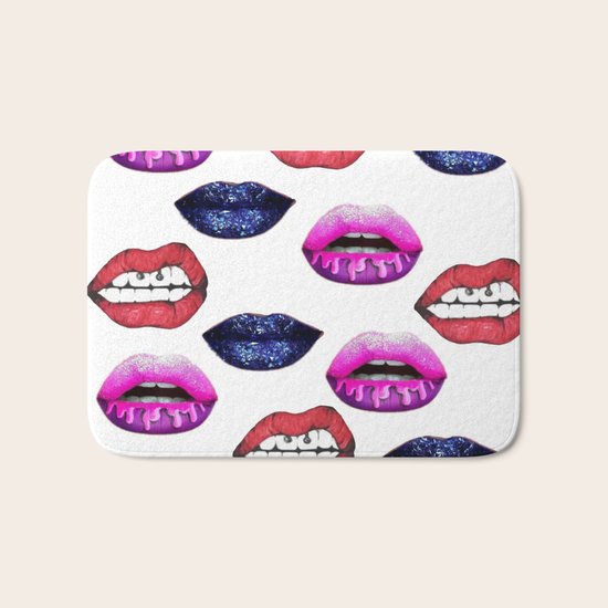 Lips Bath Mat