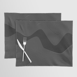 Line Waves DIGITAL TRENCH Placemat