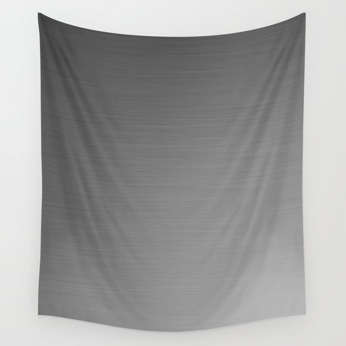 Smooth Sheet Metal Dull Ombre Texture Graphic Design Wall Tapestry