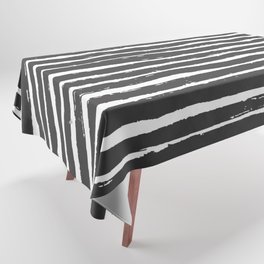 Black & White Lines Tablecloth