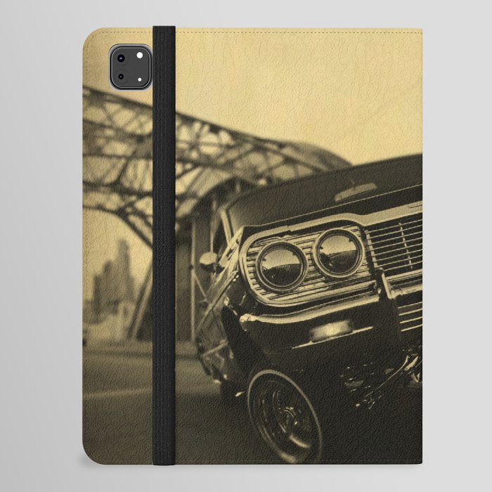 Los Angeles Car Retro Chopper iPad Folio Case