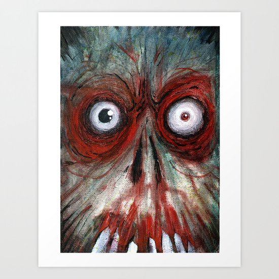 the fear Art Print