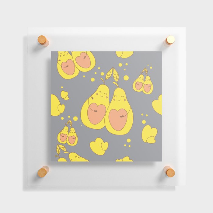 Loving Pears Floating Acrylic Print