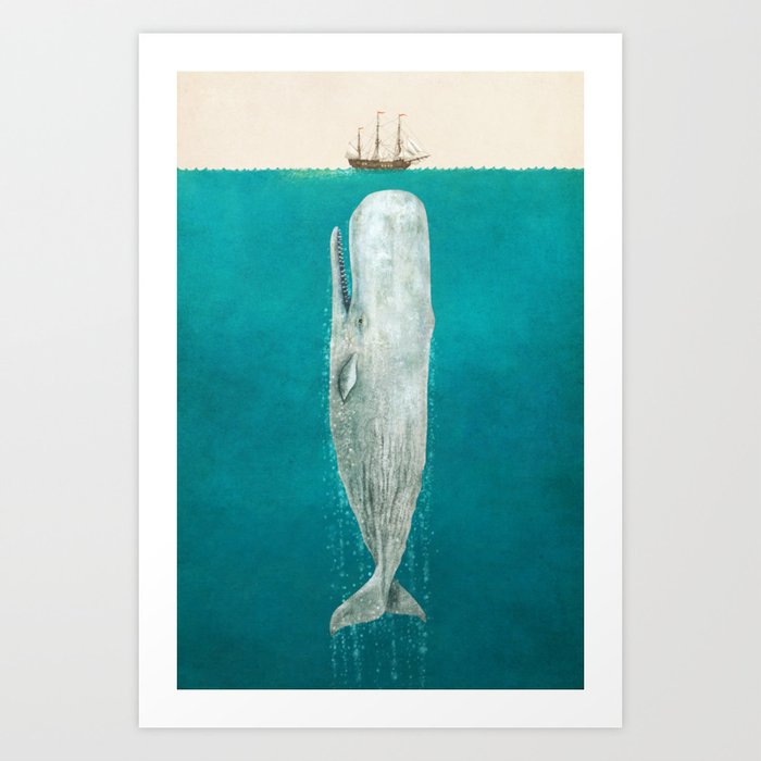 The Whale - Full Length - Option Art Print