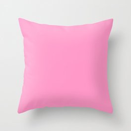 Bubblegum Pink Throw Pillow