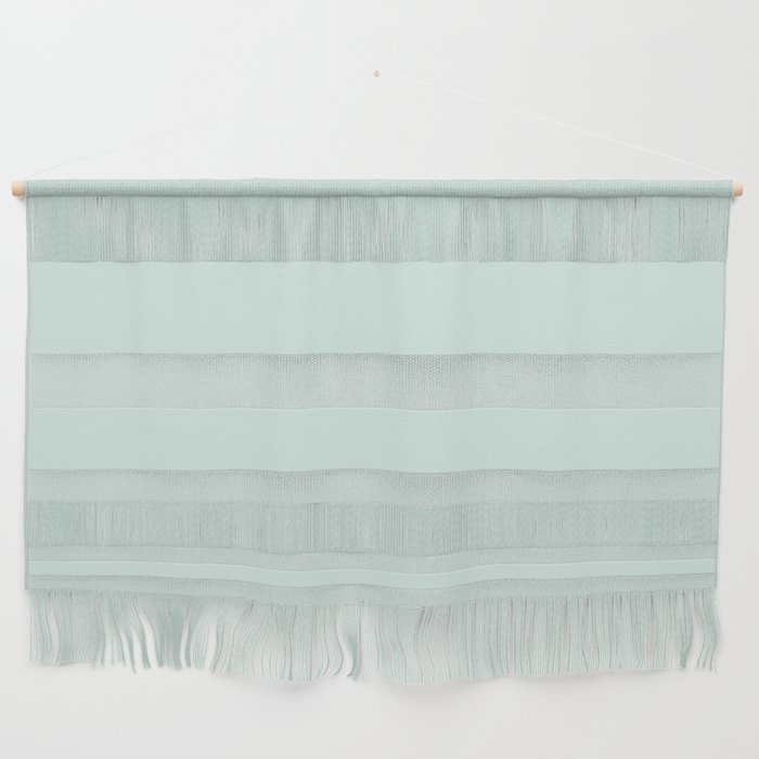Pastel Mint Solid Color Wall Hanging