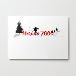 Ski at Merano 2000 Metal Print