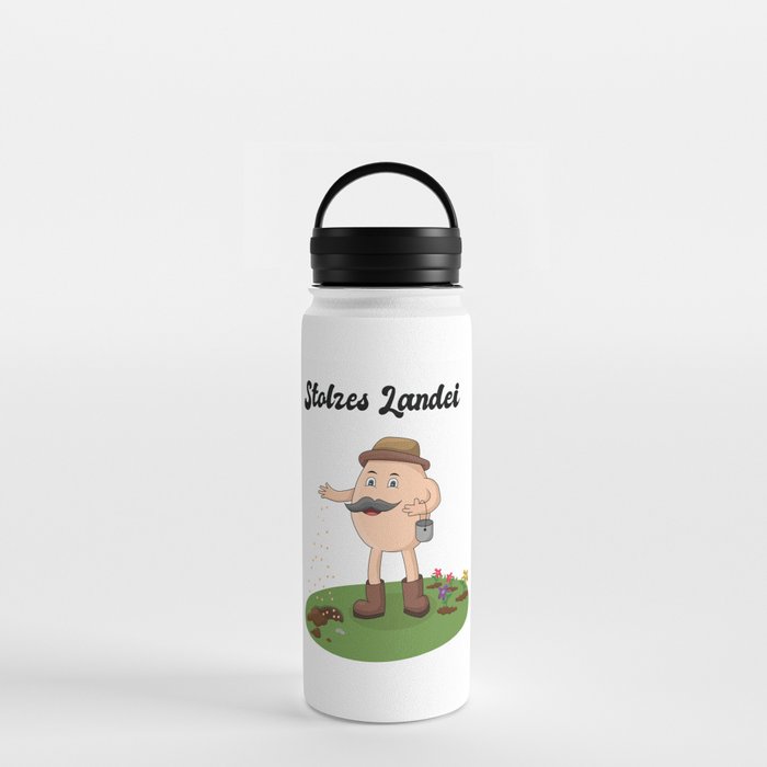 Proud Country Bumpkin - Scatter And Plant Flowers Water Bottle