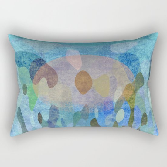 Sunrise in my garden Rectangular Pillow